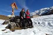 24 Dal bosco ai pascoli innevati , qui alla Baita de Sota (1496 m)